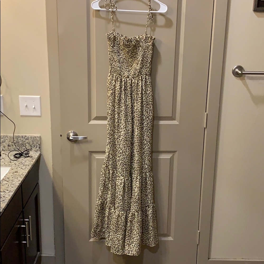 Cheetah Flare Pant Jumpsuit